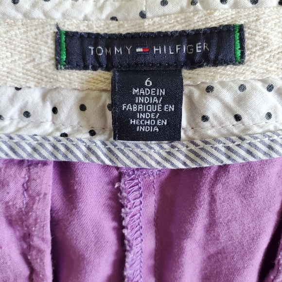 Tommy Hilfiger Purple Shorts - Size 6 - Picture 7 of 12